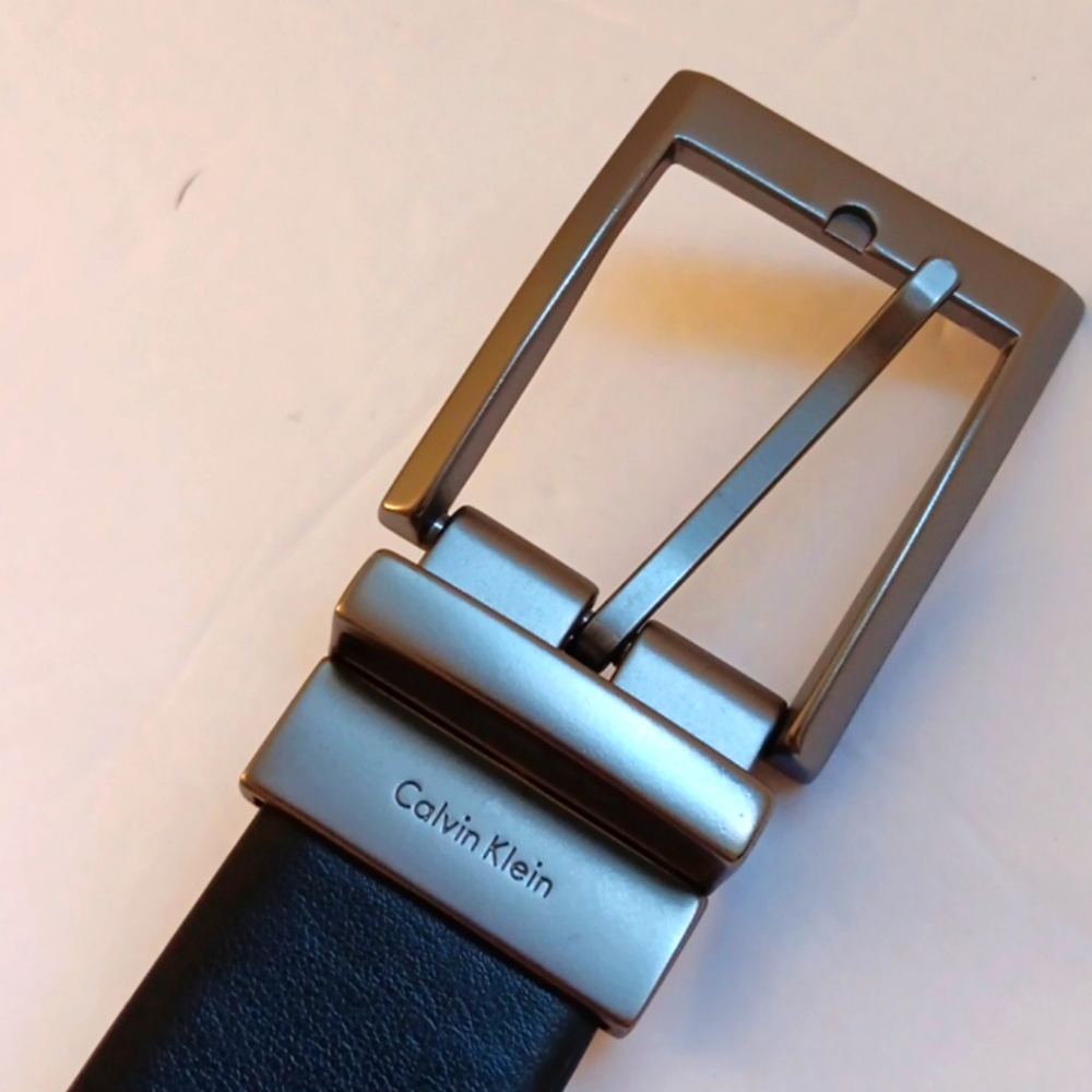 Calvin Klein Belt Men's Reversible Black Brown Size 34